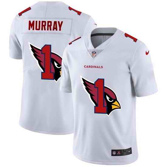 Arizona Cardinals 1 Kyler Murray White Men Nike Team Logo Dual Overlap Limited NFL Jersey